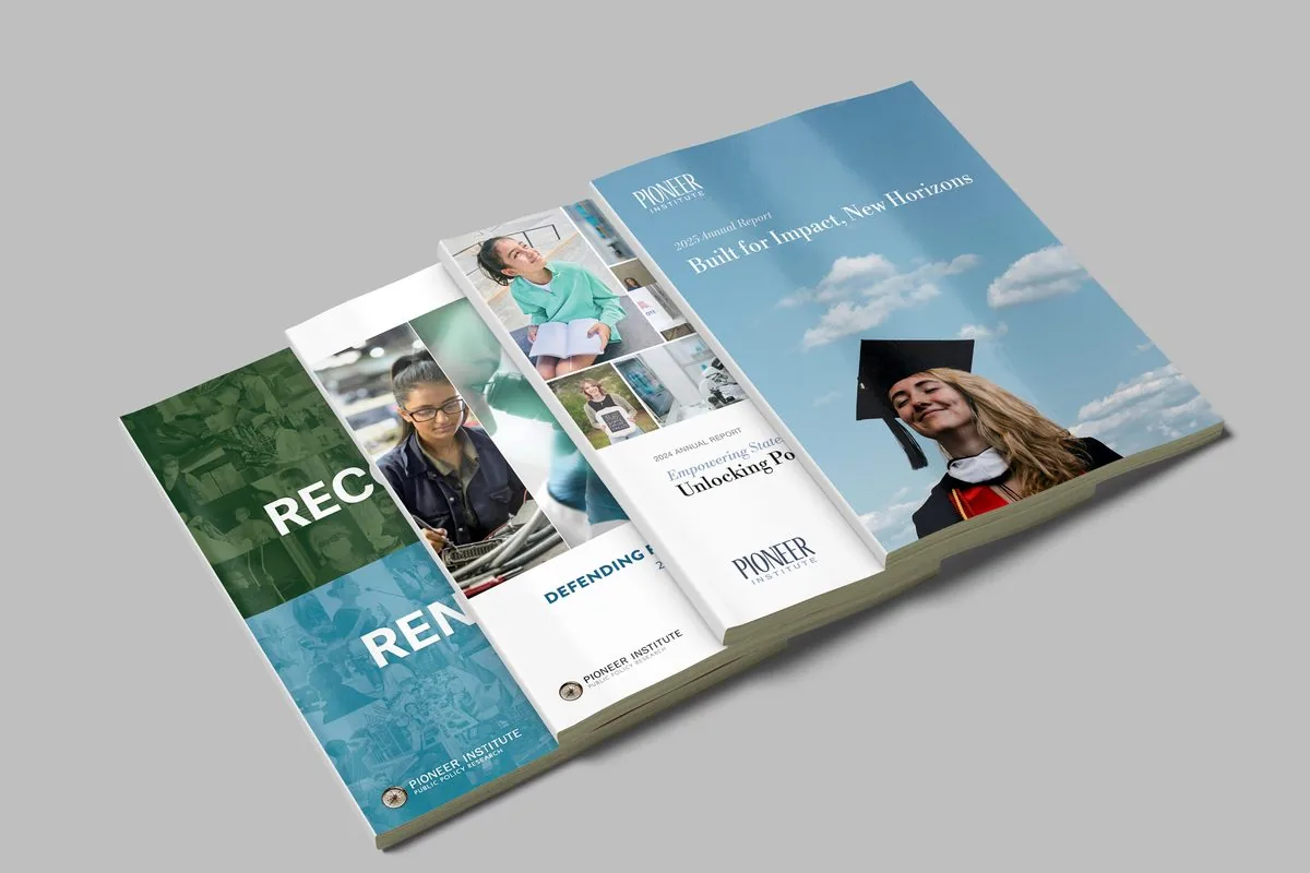 Pioneer Institute annual report covers